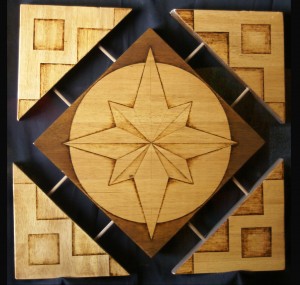 Five Dimensions
Woodburning