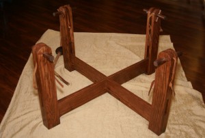 Drum Stand without drum
Wood